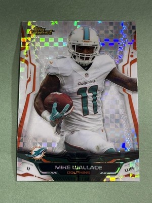 Mike Wallace 2014 Finest Xfractors Miami Dolphins #6 5242