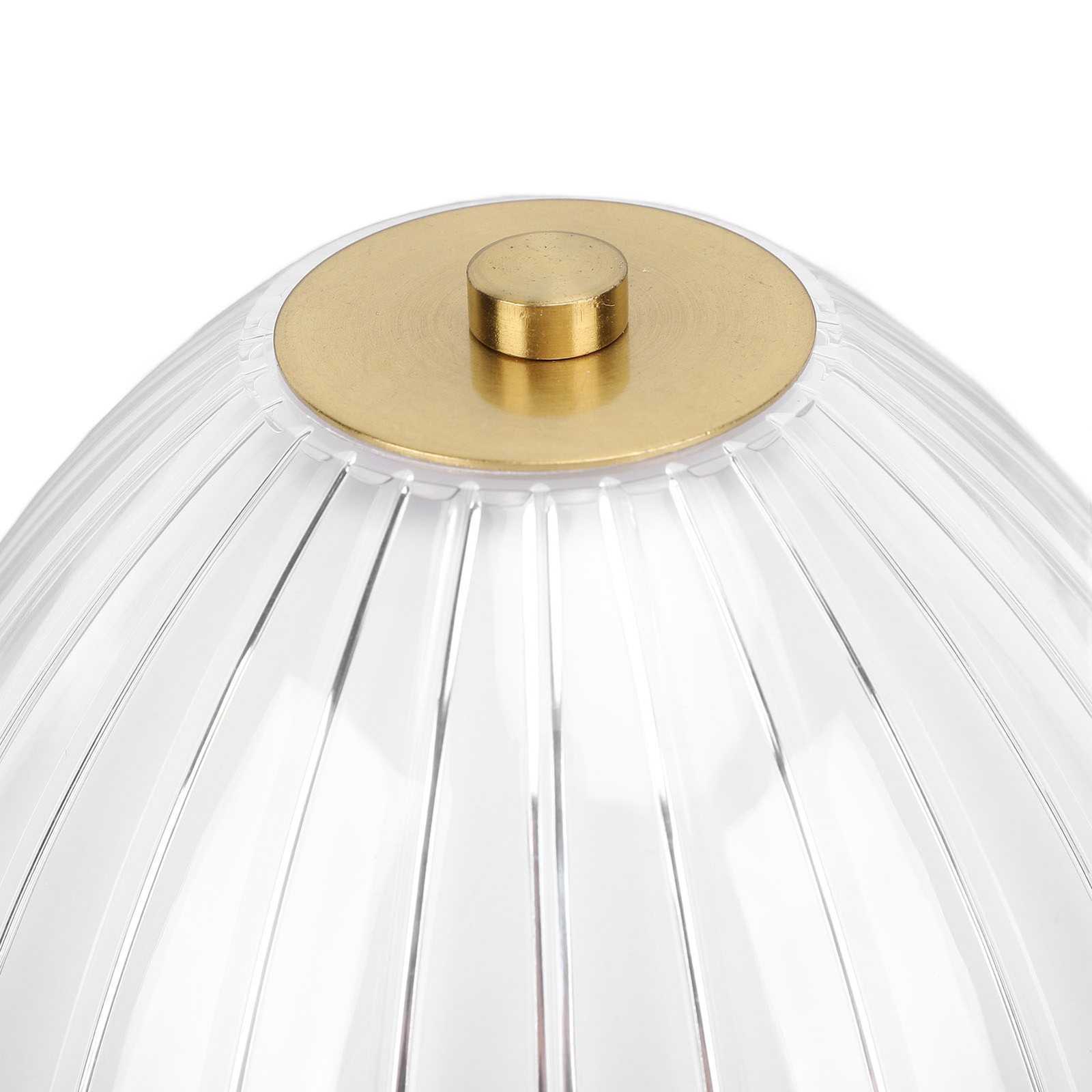 Gold Cordless Desk Lamp Rechargeable 3 Color Touch Dimmable For Bedroom