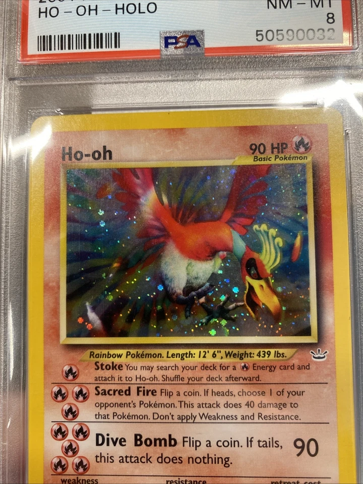 Pokémon Ho-oh Double Holo Neo Revelation 7/64 - Image 4 of 4