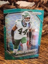 2025 Panini Prizm - Jamien Sherwood #221 Green Wave Prizm