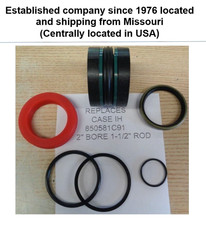 850581C91 Case-IH Replacement Cylinder Seal Kit (2" bore X 1-1/2" Rod)