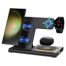 3-in-1 wireless charger for charging mobile phones, watches, headphones