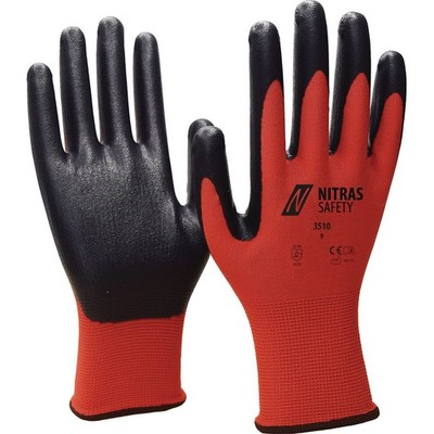 Gloves Nitrile Foam Nylon Work Gloves Protective Gloves Construction Gloves   