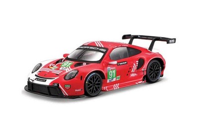 2020 PORSCHE 911 RSR #91 LEMANS RED 1/43 DIECAST CAR BBURAGO 18-38308/91