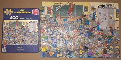 JAN VAN HAASTEREN FIND THE MOUSE 500 PIECE COMIC PUZZLE HTF