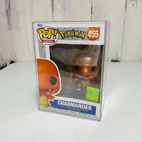 Funko POP Pokémon Charmander Metallic #455 SDCC 2021 Shared Exclusive Vaulted
