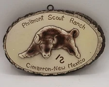Boy Scouts Philmont Ranch Cimarron, New Mexico Wall Hanger Plaque
