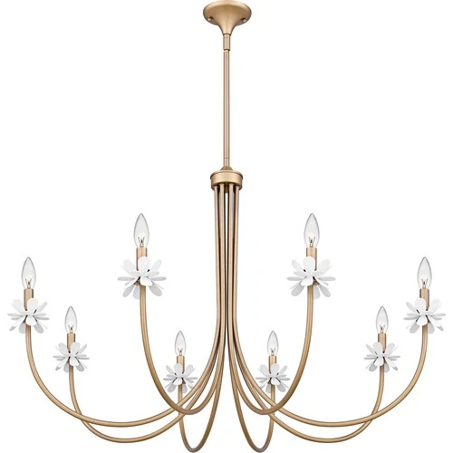 Bronze Gold  Chandelier from the Remy Collection - Picture 4 of 6