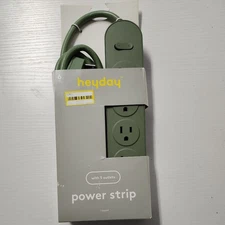Heyday Power Strip With 5 Outlets (Green)