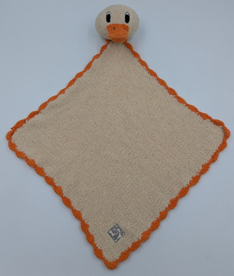 Kashwere Kreature Duck Soft Chenille Lovey Baby Snuggly Security Blanket