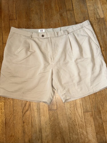 Men’s/ CUTTER & BUCK/khaki color/Pleaded/Shorts/Size 48b/Sportswear - 第 1/7 張圖片