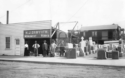 H J Griffith Monument Works San Luis Obispo California CA - Reprint