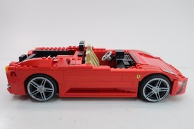Lego 8671 Racers Ferrari 430 Spider 1:17 Scale Model - Incomplete