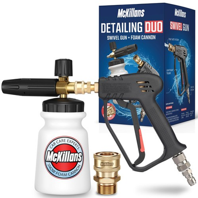 #ad Pressure Washer Gun with Swivel amp; Foam Cannon Wide Mouth amp; M22 14mm Adapter ... $139.59