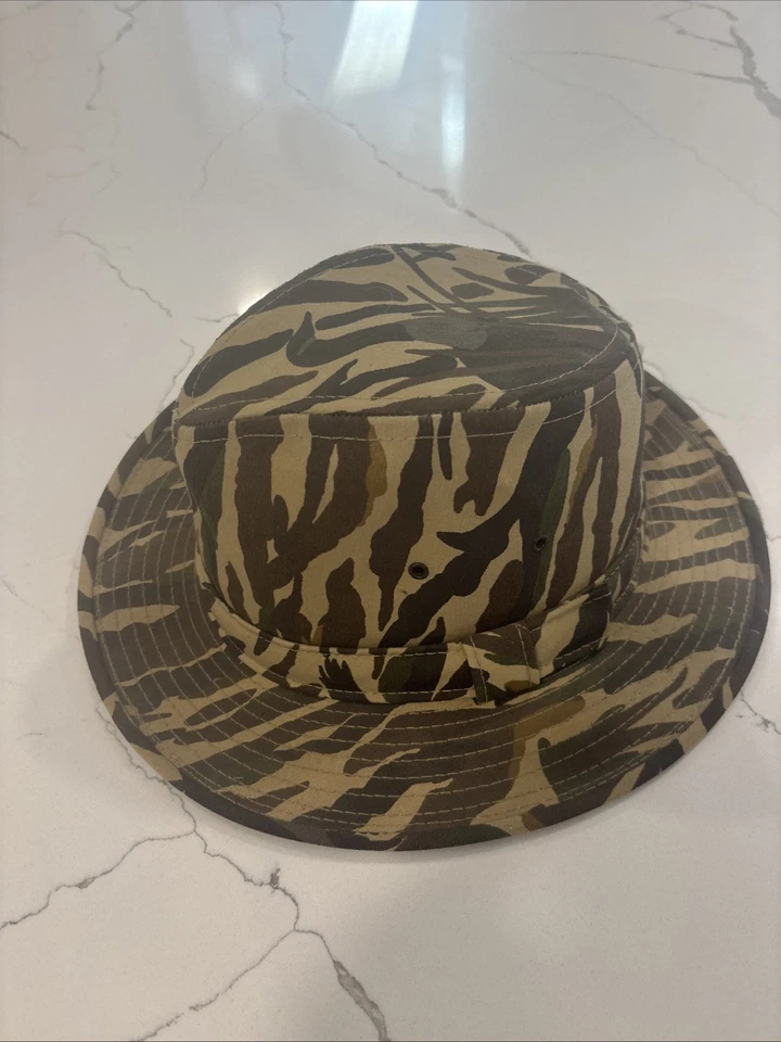 Sombrero Fedora Caza Camuflaje Ilimitado Patos DE COLECCIÓN Exterior Caza Talla Mediano Hecho en EE. UU. Foto 2 de 4