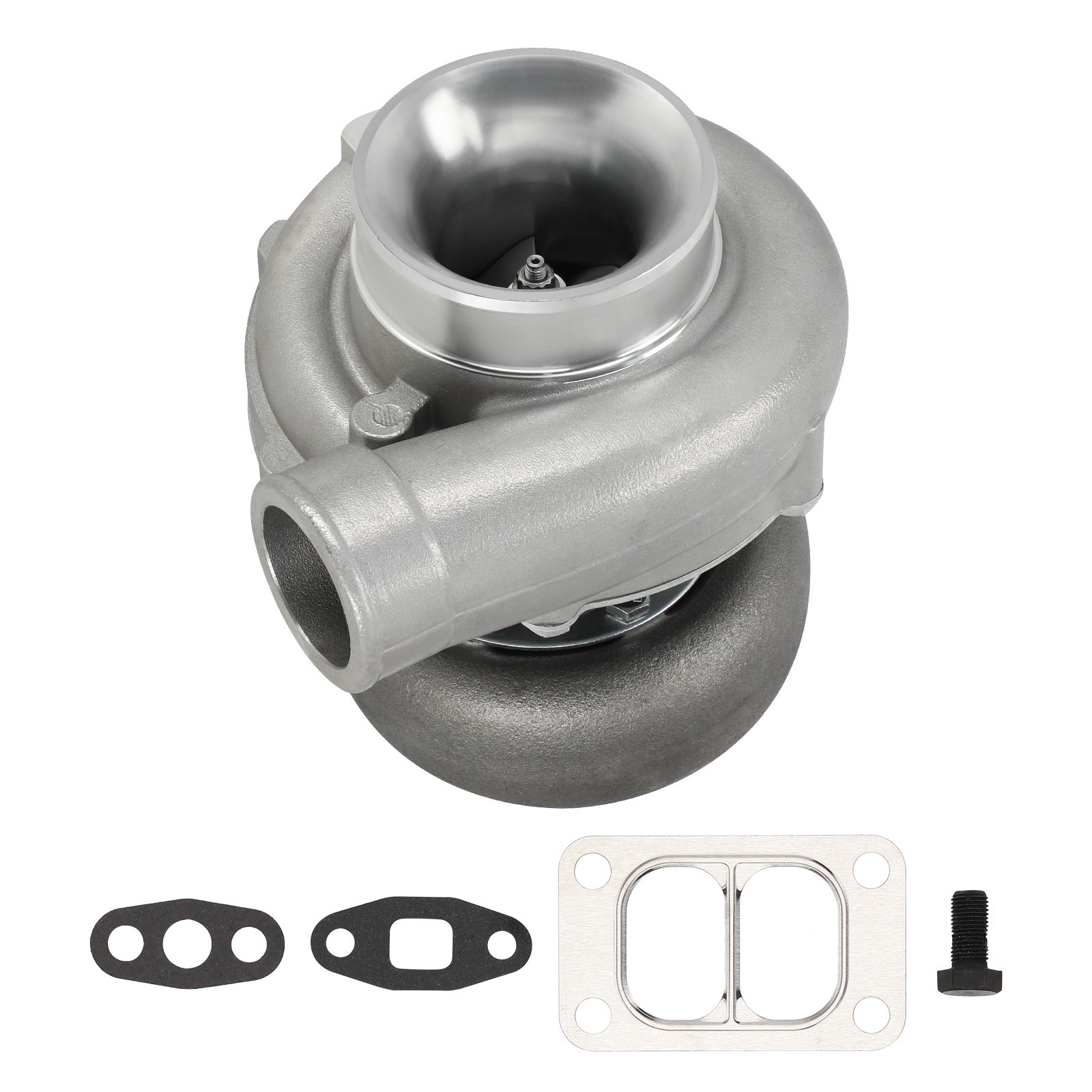 Universal T70 Turbo A/R 0.7 0.82  T3 V Band Flange Oil Cool 500BHP Twin Scroll