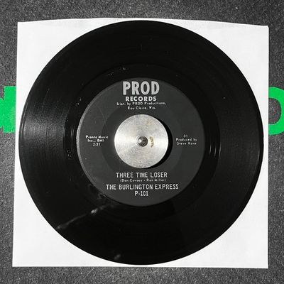 #ad BURLINGTON EXPRESS Three Time Loser Shake 7” Prod Garage Rock Fuzz Mod Soul $49.99