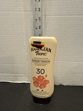 Hawaiian Tropic Sheer Touch Sunscreen Lotion SPF 30 Broad Spectrum UVA UVB Beach