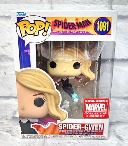 FUNKO POP MARVEL #1091 SPIDER-GWEN STACEY UNMASKED SPIDER-MAN CORPS EXCLUSIVE