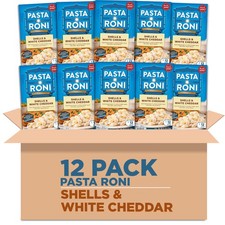 Pasta Roni Shells & White Cheddar Mix 6,2 fl oz (confezione da 12 once)