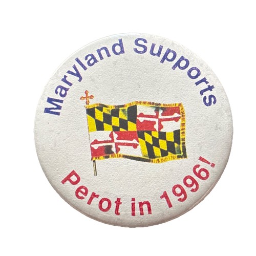 1996 Ross Perot for President Maryland 50 State 2.25" Button Reform Party - Picture 1 of 2