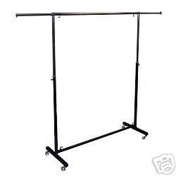 Heavy Duty Commercial Adjustable GARMENT Clothes Hanging RAIL Retail Strong