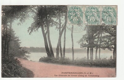 FONTENAILLES Seine Marne CPA 77 Le Grand tang De Villefermoy fontenailles-seine-marne-cpa-77-le-grand-tang-de-villefermoy