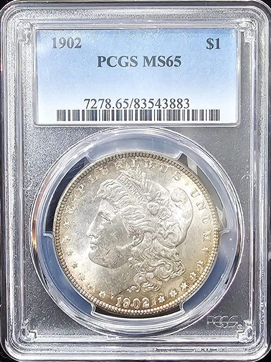 1902 Year Grade MS 65 Morgan Dollars (1878-1921) for sale | eBay