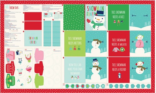 Snow Day 36"x60" Seasonal Christmas Panel by Stacy Iest Hsu - 第 1/2 張圖片