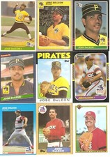 800 CARD JOSE DELEON BASEBALL CARD LOT