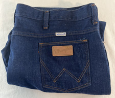 Wrangler Jeans Scovill Zipper Vtg 70s 80s Cowboy Made in USA Men's 42x30