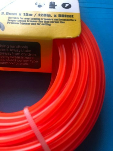 LINE TRIMMER 3 mm X 15 metres 0.120 in x 50 feet | HYT - Foto 3 di 5