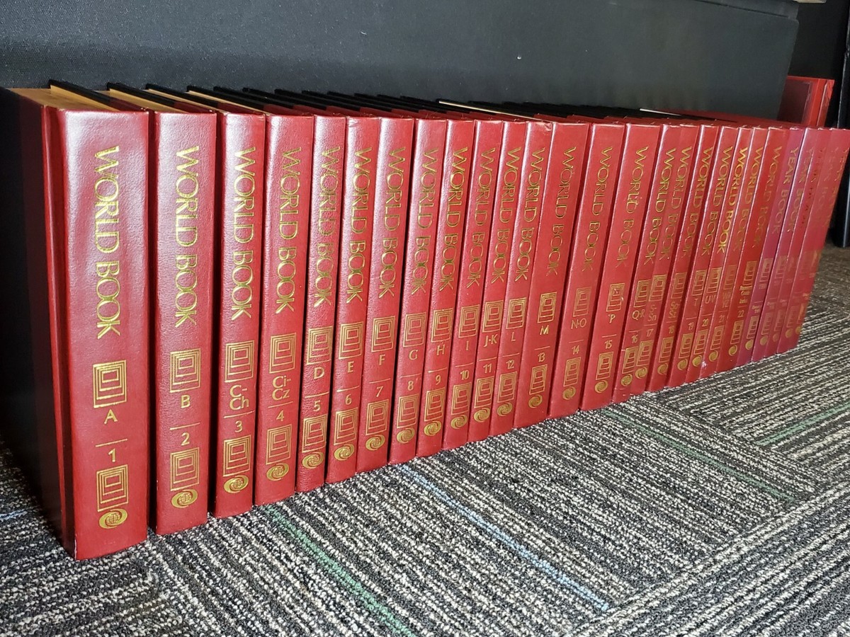 PZ World Book 本 古本 1989 The World Book Encyclopedia Full Set Vol 1-22 A-Z + 5