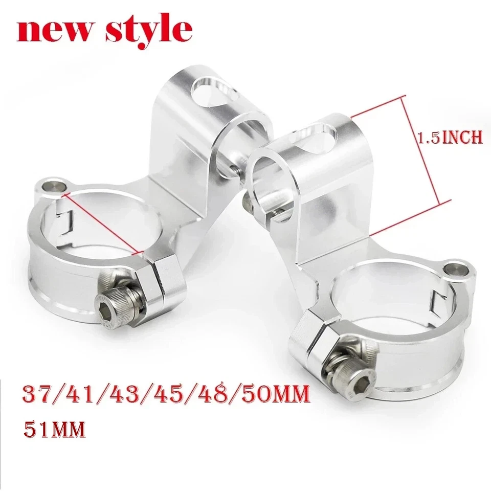 Manillar de Motocicleta Carreras Clip Ajustable en Ons Horquilla Manillar Regular/Levantamiento Foto 4 de 4