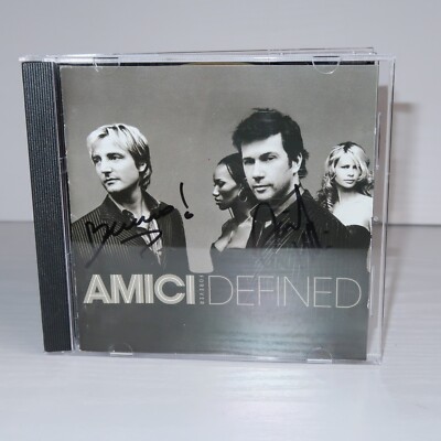 Amici Forever Defined signierte CD Klassische Oper Pop David Habbin Bruno Santino