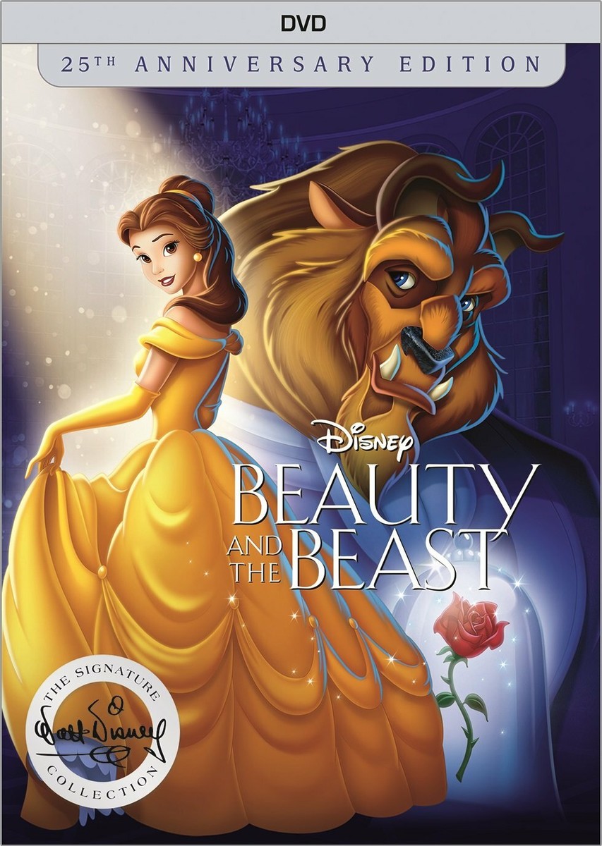Beauty and the Beast DVD, 2017, 25th Anniversary Collection DISNEY