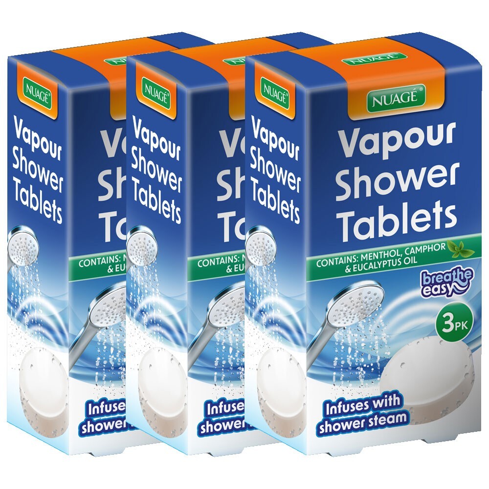 Nuage Vapour Shower Tablets - 3 Pack - White - Image 6