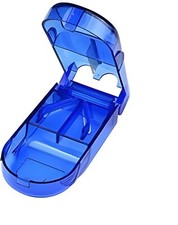 Pill Cutter Ergonomic Easy To Use Pill Splitter Stainless Blades Medicine Pharma