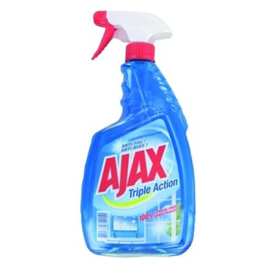 6,66 /L - 6er Pack Ajax Glasreiniger - Triple Action / Anti-Streifen - 750ml