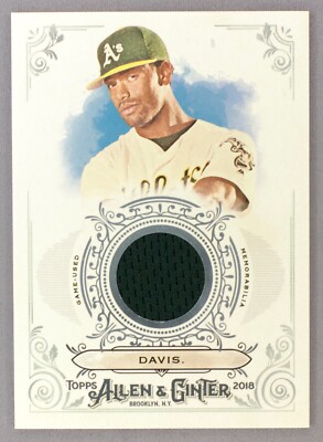 2018 Topps Allen & Ginter - Full-Size Relics B Khris Davis #FSRB-KD (MEM)