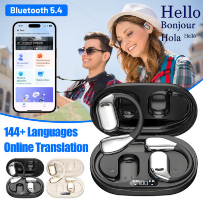 Bluetooth Translator Earbuds 144 Languages Two Way Real Time Online Translation