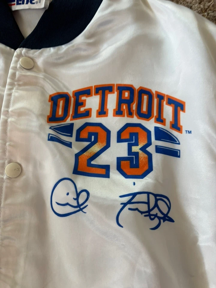 Vintage Cecil Fielder Detroit Tigers Chalk Line Fanimation Jacket Size Large MLB - Image 3 of 4