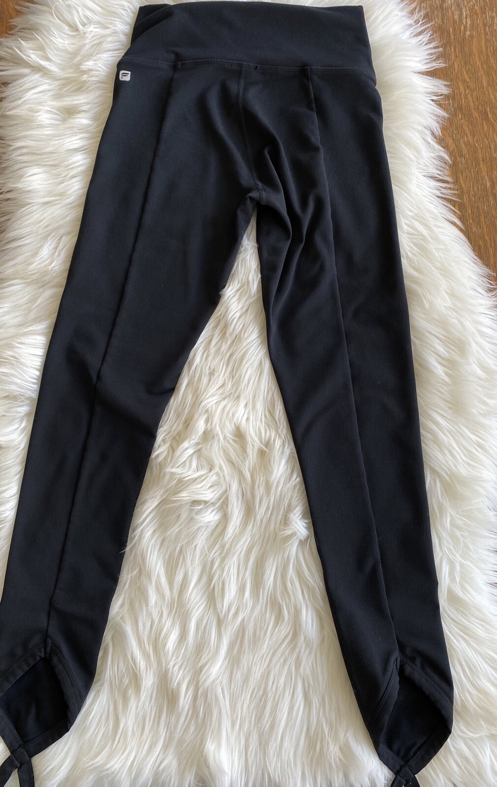 Fabletics Chara Solid Black Foot Loop Stirrup Leg… - image 5