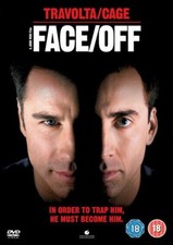 DVD FILM  FACE / OFF  Import UK John Woo John Travolta Nicolas Cage CRIME GANG