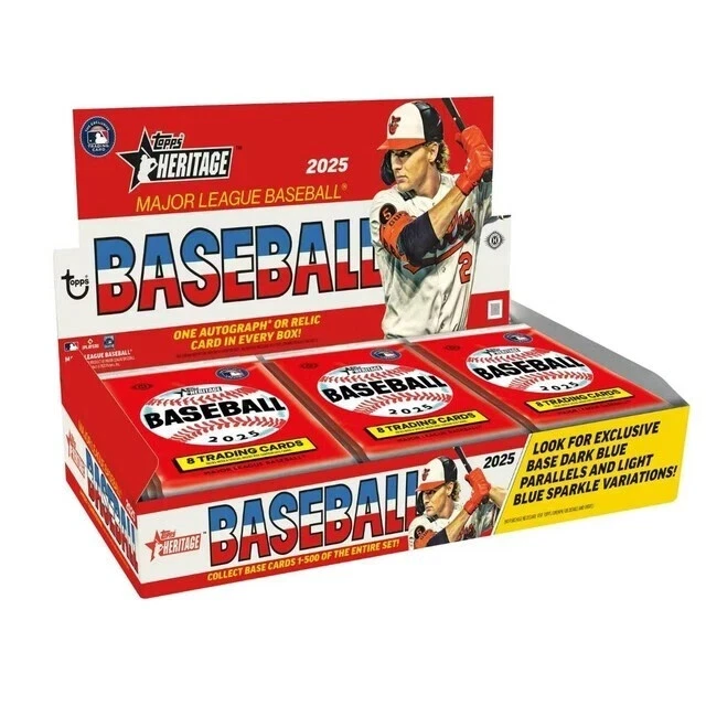 RIP & SHIP - 2025 Topps Heritage Baseball Hobby Box