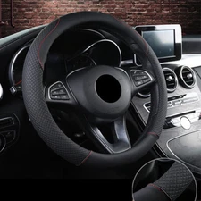 For Ford 15" Car Steering Wheel Cover Microfiber Leather Anti slip Accessories