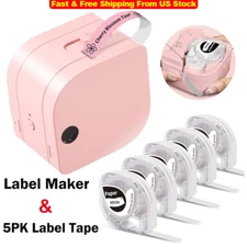 Phomemo P12 Bluetooth Printer Thermal Transfer Label Maker Sticker Machine Maker