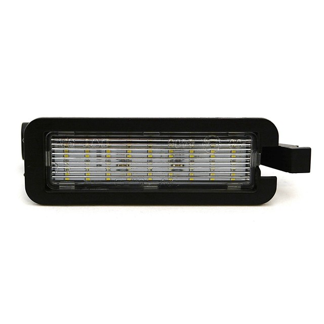 White 6K LED License Plate Light Lamp For 20152018 Dodge Charger