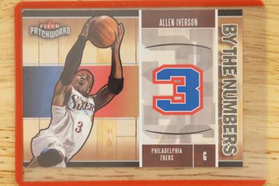 2003-04 Fleer Patchworks By The Numbers 76ers Basketball Card #7