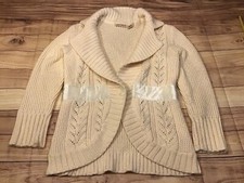 DKNY Woman  s Button Down Sweater Size Medium
